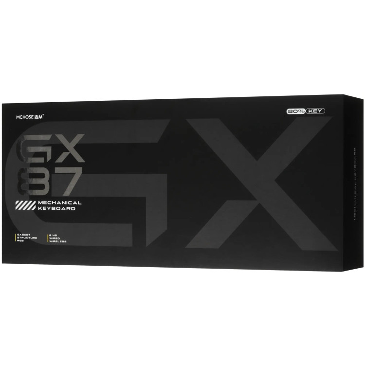 Клавиатура проводная + беспроводная MCHOSE GX87S, белый, коричневый, черный Клавиатура проводная + беспроводная MCHOSE GX87S, белый, коричневый, черный