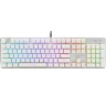 Клавиатура проводная ARDOR GAMING Blade, RGB, Kailh Red, белый, [AG-FL-B104Red-W]