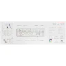 Клавиатура проводная ARDOR GAMING Blade, RGB, Kailh Red, белый, [AG-FL-B104Red-W]