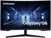 Монитор Samsung Odyssey G5 C32G55TQWI, 2560x1440, 144 Гц, *VA, черный