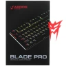 Клавиатура проводная ARDOR GAMING Blade PRO, Kailh Red, RGB, черный, [AG-FL-B87Red-B]