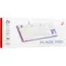 Клавиатура проводная ARDOR GAMING Blade PRO, Kailh Red, RGB, фиолетовый, белый, [AG-FL-B87Red-Purp]