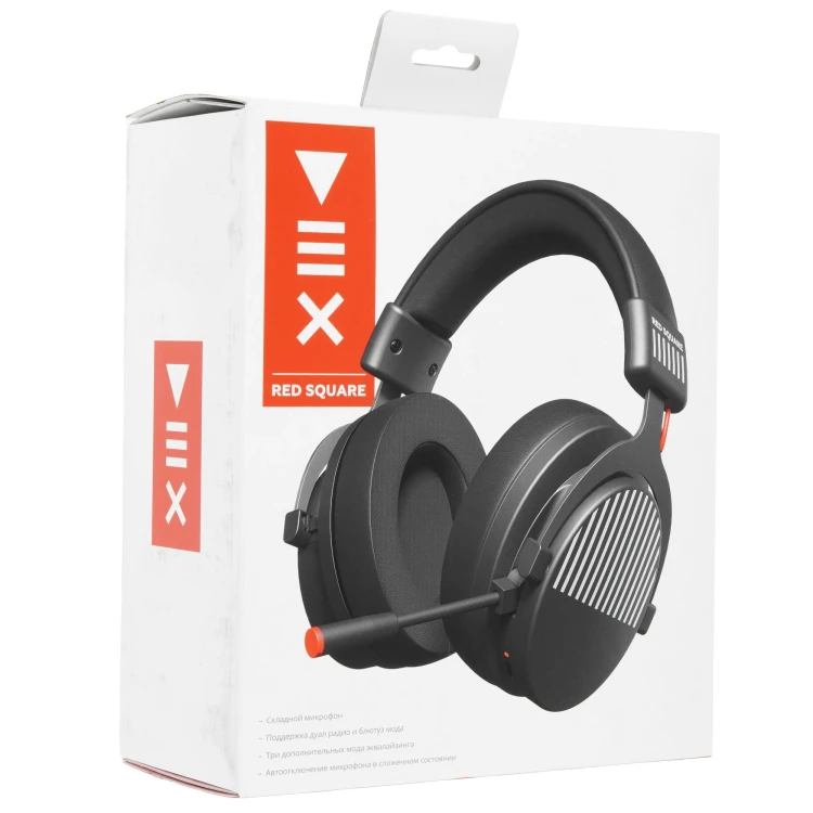 Беспроводные/проводные наушники Red Square V3X черный 2024, Nintendo Switch, PS4, PS5 Беспроводные/проводные наушники Red Square V3X черный 2024, Nintendo Switch, PS4, PS5