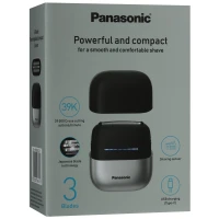 Электробритва Panasonic ES-CM3BKS521, сеточная, влажное/сухое, сенсор