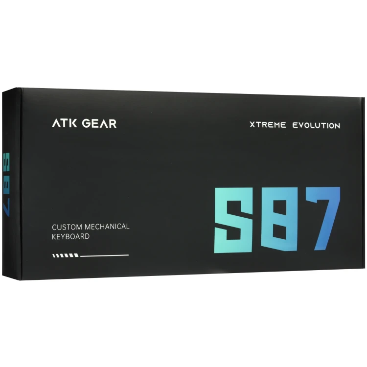 Клавиатура проводная + беспроводная VGN S87 Sea Salt, белый, голубой, фиолетовый
