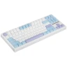 Клавиатура проводная + беспроводная VGN S87 Sea Salt, белый, голубой, фиолетовый