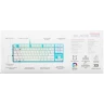 Клавиатура проводная ARDOR GAMING Blade PRO, Kailh Red, RGB, голубой, белый, [AG-FL-B87Red-Mint]