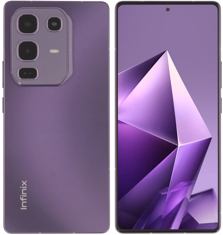 6.78" Смартфон Infinix NOTE 50 Pro 12/256 ГБ, 2436x1080, AMOLED, 144 Гц, 5200 мА*ч, фиолетовый 6.78" Смартфон Infinix NOTE 50 Pro 12/256 ГБ, 2436x1080, AMOLED, 144 Гц, 5200 мА*ч, фиолетовый