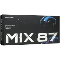 Клавиатура проводная MCHOSE Mix 87, Mount Tai Magnetic Switch GT, магнитная, черный