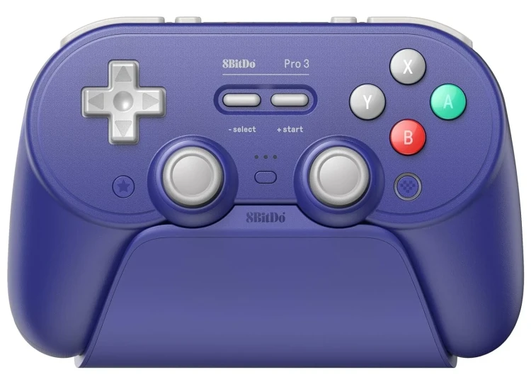 Геймпад беспроводной 8BitDo PRO 3 фиолетовый, Android, iOS, MacOs, Nintendo Switch