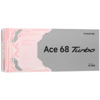 Клавиатура проводная MCHOSE Ace 68 Turbo, Mount Tai Magnetic Switch GT, магнитная, розовый