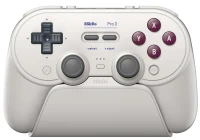 Геймпад беспроводной 8BitDo PRO 3 белый, Android, iOS, MacOs, Nintendo Switch